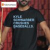 Kyle Schwarber Crushes Baseballs T Shirt