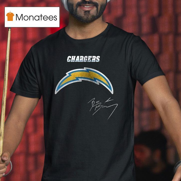 Los Angeles Chargers X Bad Bunny Super Bowl Benito Signature T Shirt Los Angeles Chargers X Bad Bunny Super Bowl Benito Signature T Shirt