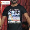 Los Angeles Dodgers World Series Back Back Champions Masco T Shirt