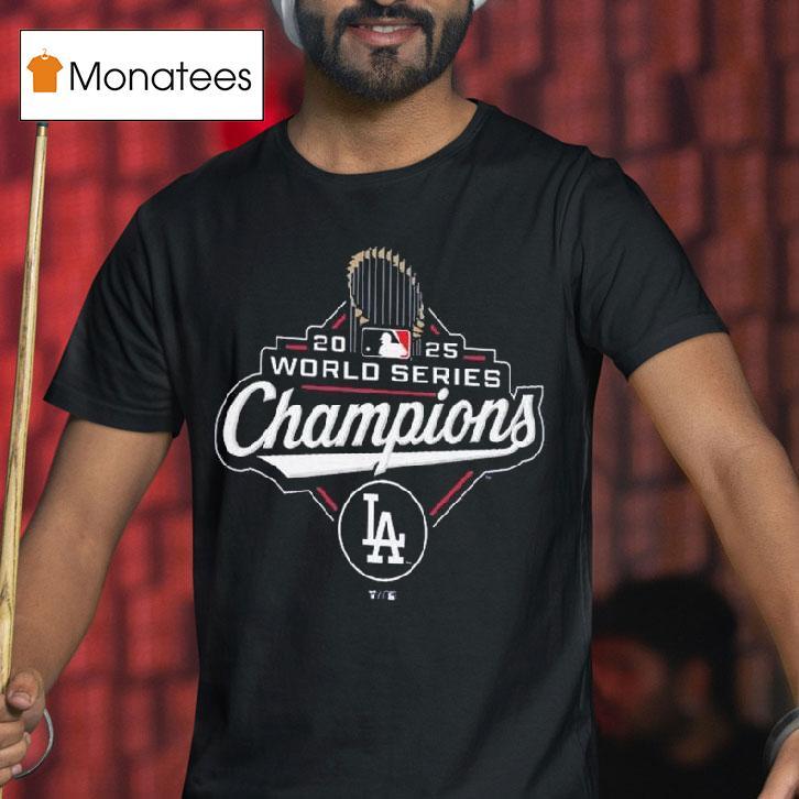 Los Angeles Dodgers World Series Champions Logo T Shirt Los Angeles Dodgers World Series Champions Logo T Shirt