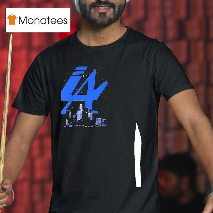 Los Angeles Dodgers City Skyline T Shirt Los Angeles Dodgers City Skyline T Shirt