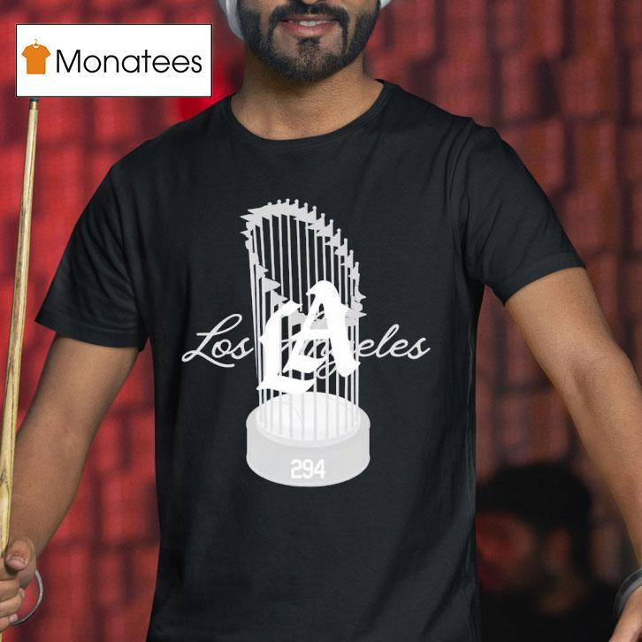 Los Angeles Dodgers World Champs Trophy T Shirt Los Angeles Dodgers World Champs Trophy T Shirt