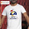 Los Angeles Rams X Merry Christmas Santa Claus T Shirt