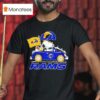 Los Angeles Rams X Snoopy And Woodstock Drive Car T Shirt