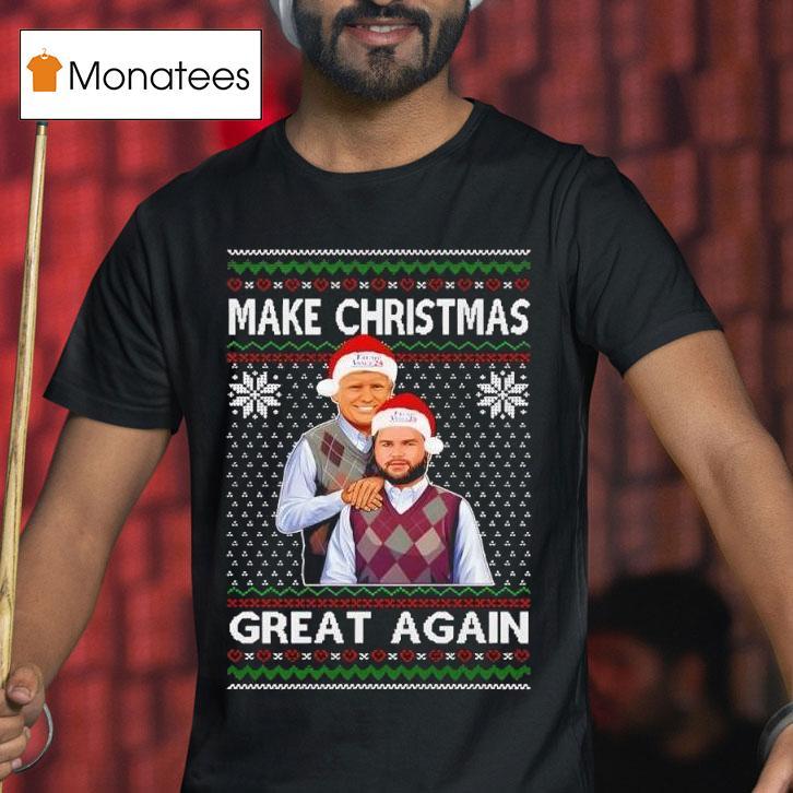 Maga Trump Vance Stepbrothers Make Christmas Xmas Great Again T Shirt Maga Trump Vance Stepbrothers Make Christmas Xmas Great Again T Shirt