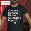 Maryland Basketball Queen Reese Rice Gillespie Miguel T Shirt