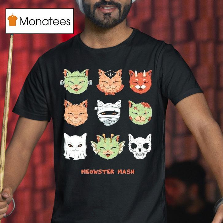 Meowster Mash Halloween T Shirt Meowster Mash Halloween T Shirt