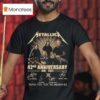 Metallica Nd Anniversary Thank You For The Memories Signatures T Shirt