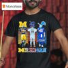 Michigan Sports Michigan Wolverines X Detroit Lions X Detroit Tigers Signatures Players T Shirt