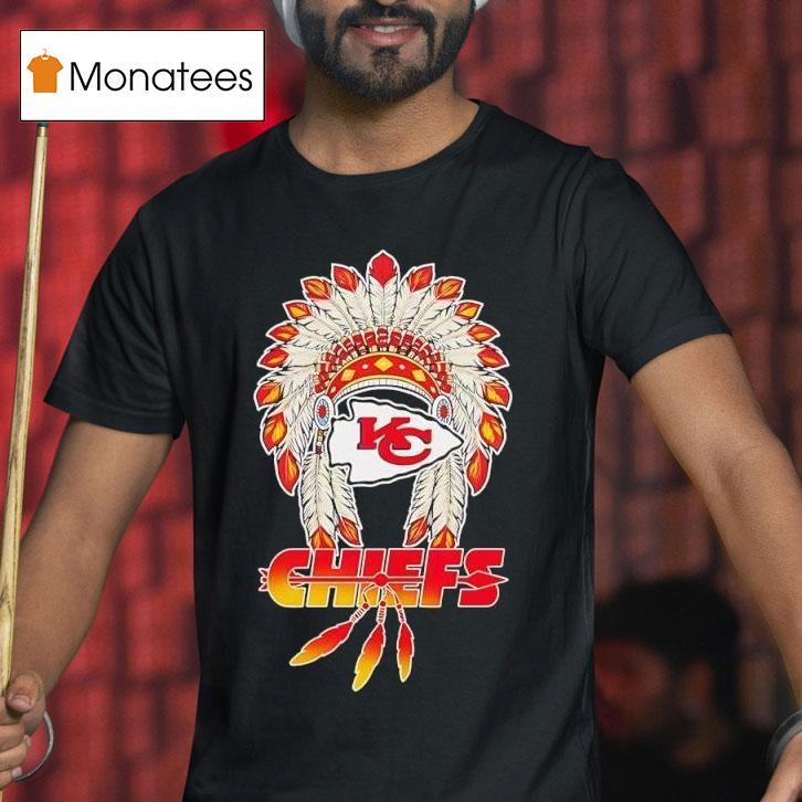 Native American X Kansas City Chiefs Baseball Logo T Shirt Native American X Kansas City Chiefs Baseball Logo T Shirt
