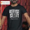 Oklahoma Sooners X The University Of Oklahoma X Charlie Kirk Refuse To Stay Silen T Shirt