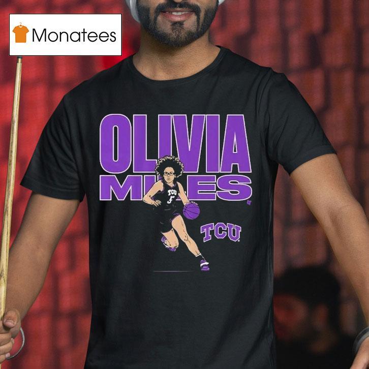 Olivia Miles Name Pose Tcu Frogs T Shirt Olivia Miles Name Pose Tcu Frogs T Shirt