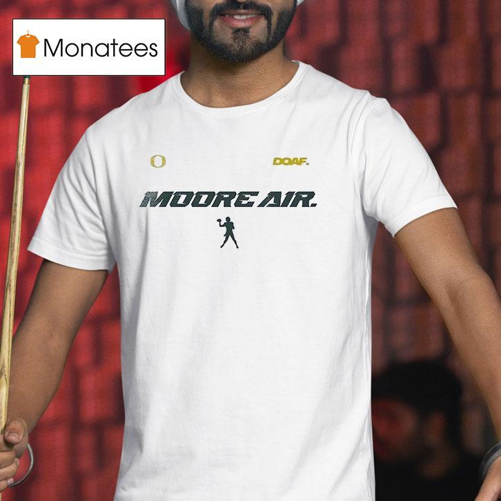 Oregon Ducks Doaf Moore Air Name And Number Silhouette T Shirt Oregon Ducks Doaf Moore Air Name And Number Silhouette T Shirt