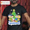 Peanuts Comic Christmas Tree In Golden State Warriors Graphic T Shirt