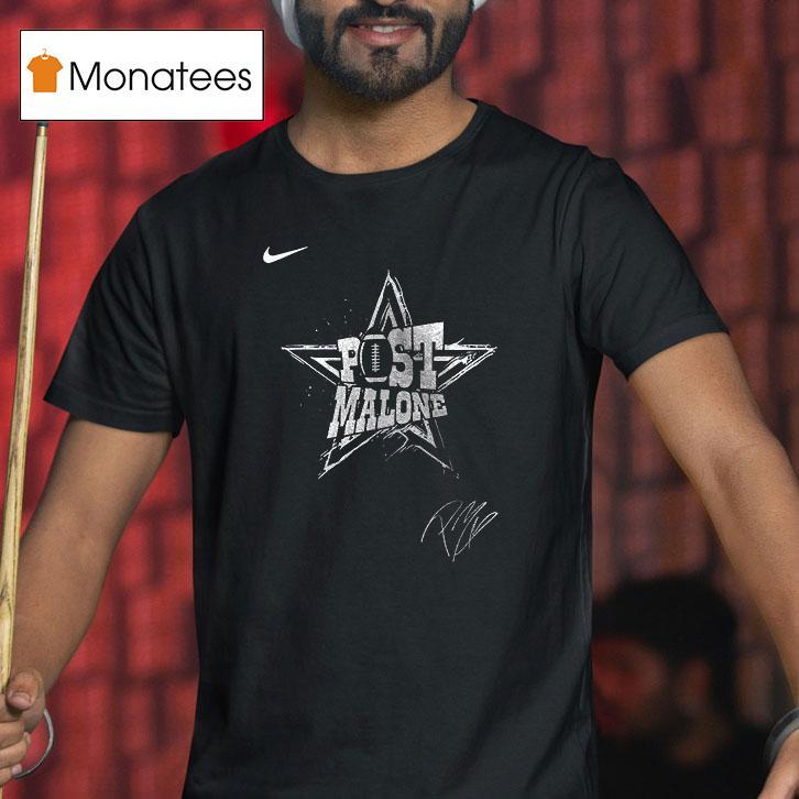 Post Malone X Dallas Cowboys Red Kettle Kickoff Signature T Shirt Post Malone X Dallas Cowboys Red Kettle Kickoff Signature T Shirt