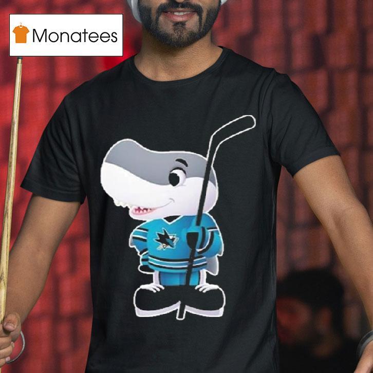 San Jose Sharks Pixar Sharkie Graphic T Shirt San Jose Sharks Pixar Sharkie Graphic T Shirt