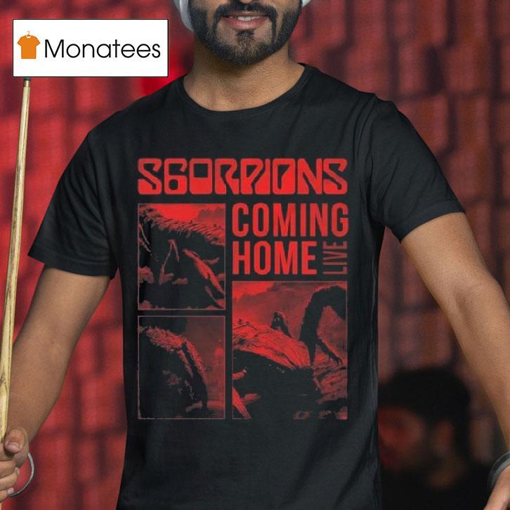Scorpions Coming Home Live Collage T Shirt Scorpions Coming Home Live Collage T Shirt
