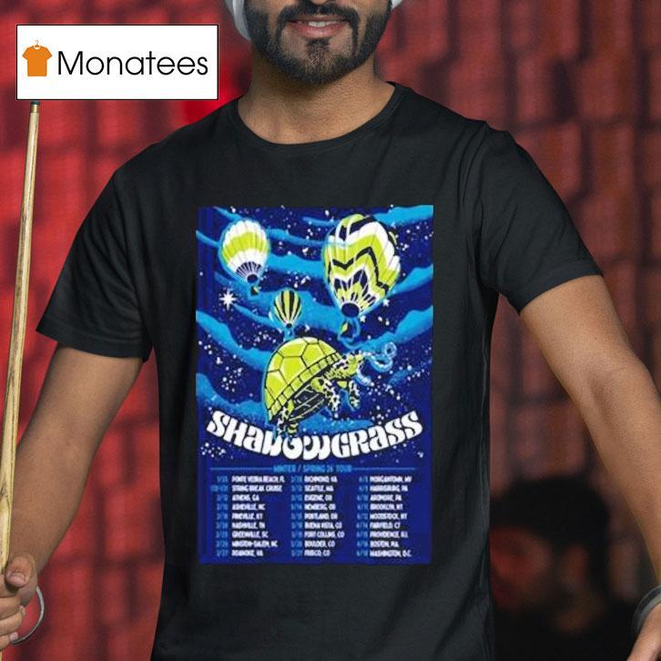 Shadowgrass Winter Spring Tour Dates T Shirt Shadowgrass Winter Spring Tour Dates T Shirt