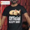 Sleepy French Bulldog Funny Dog Lovers T Shirt