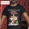 Snoopy And Charlie Brown Christmas Begins With Texas Tech Red Raiders Football T Shirt
