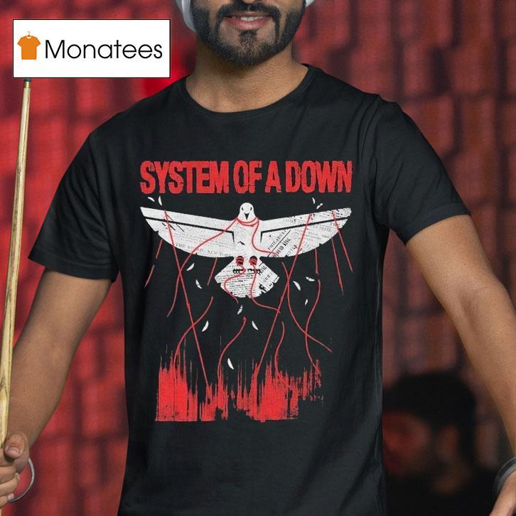 System Of A Down Dove Overcome T Shirt System Of A Down Dove Overcome T Shirt
