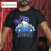 Tennessee Titans X Snoopy And Woodstock Drive Car T Shirt