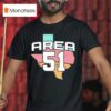 Texas Area Map T Shirt