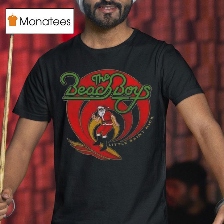 The Beach Boys Santa Surf T Shirt The Beach Boys Santa Surf T Shirt