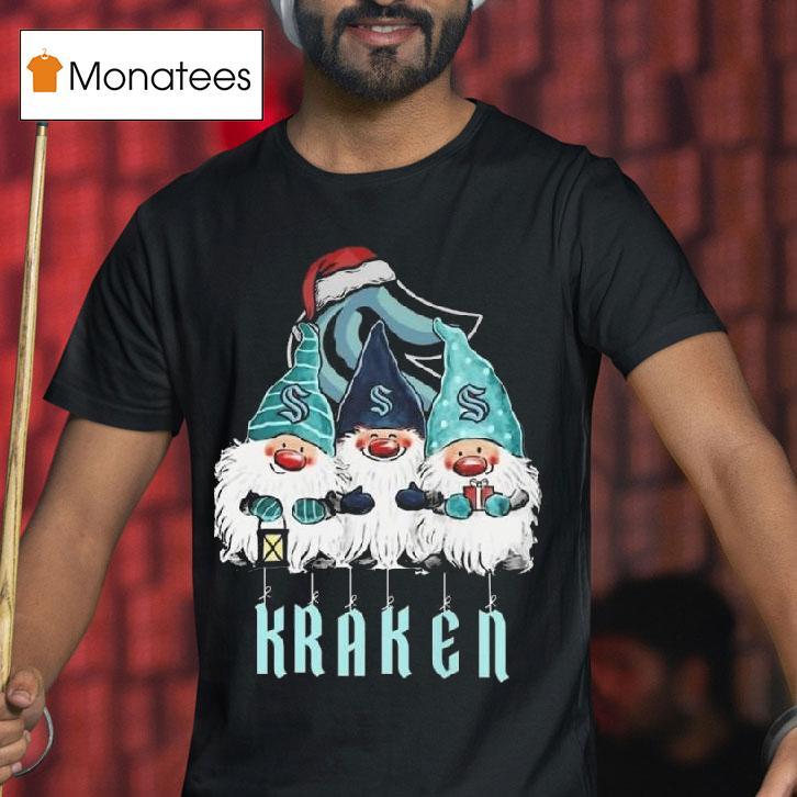 The Gnomes X Seattle Kraken Merry Christmas T Shirt The Gnomes X Seattle Kraken Merry Christmas T Shirt