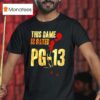 This Game Is Rated Pg Basketball Player T Shirt