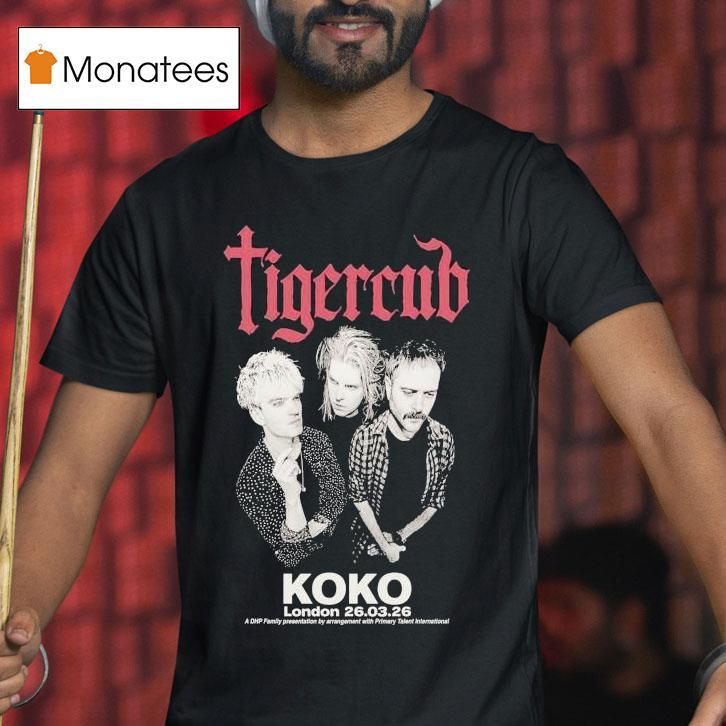 Tigercub Koko London Uk March Tour T Shirt Tigercub Koko London Uk March Tour T Shirt