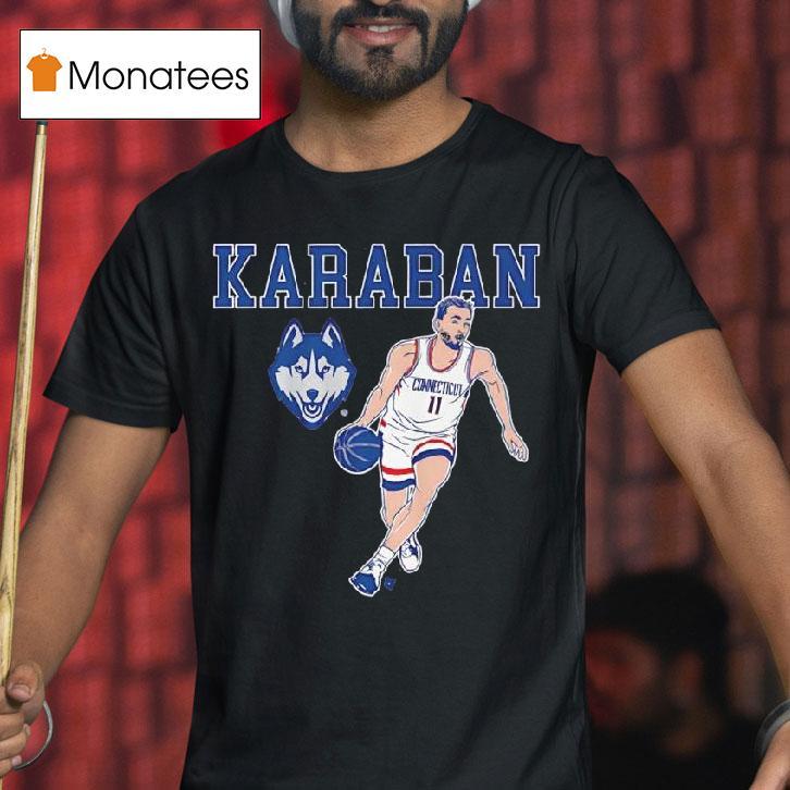 Uconn Basketball Alex Karaban Name Pose T Shirt Uconn Basketball Alex Karaban Name Pose T Shirt