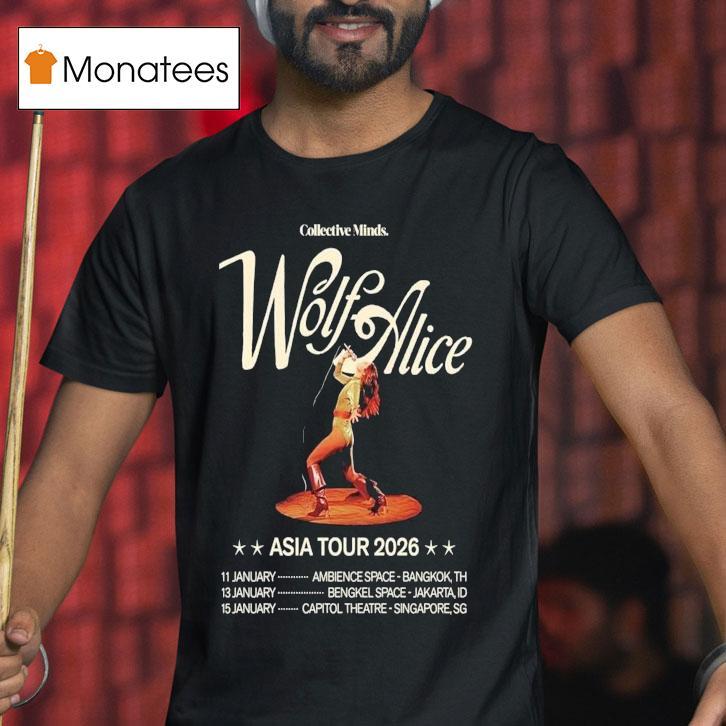 Wolf Alice Asia Tour T Shirt Wolf Alice Asia Tour T Shirt