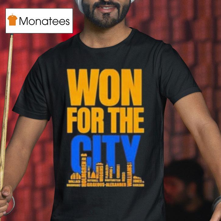 Won For The City Skyline T Shirt Won For The City Skyline T Shirt