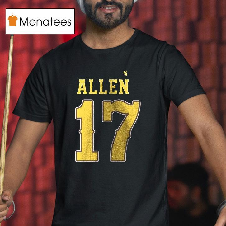 Wyoming Cowboys Josh Allen Signature T Shirt Wyoming Cowboys Josh Allen Signature T Shirt