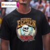 Three Eleven Smoking Skull Rose T Shirt