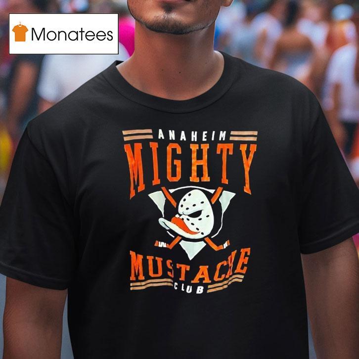 Anaheim Mighty Ducks Mustache Club T Shirt Anaheim Mighty Ducks Mustache Club T Shirt
