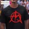 Anarchist Sanctuary As Logo T Shirt