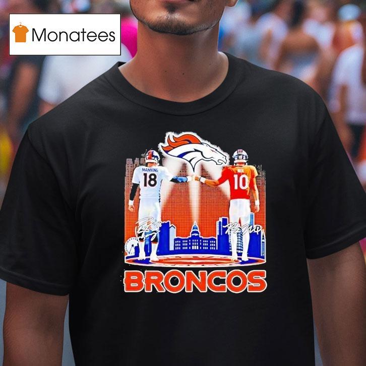 Arch Manning Vs Bo Nix Denver Broncos T Shirt Arch Manning Vs Bo Nix Denver Broncos T Shirt