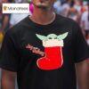 Baby Yoda Christmas Grogu Stocking Joy To The Galaxy T Shirt