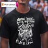 Black Iris Brewery Drink Beer Hail Satan T Shirt