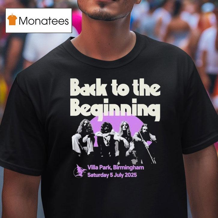 Black Sabbath Back To The Beginning Villa Park Birmingham Saturday July Photo T Shirt Black Sabbath Back To The Beginning Villa Park Birmingham Saturday July Photo T Shirt