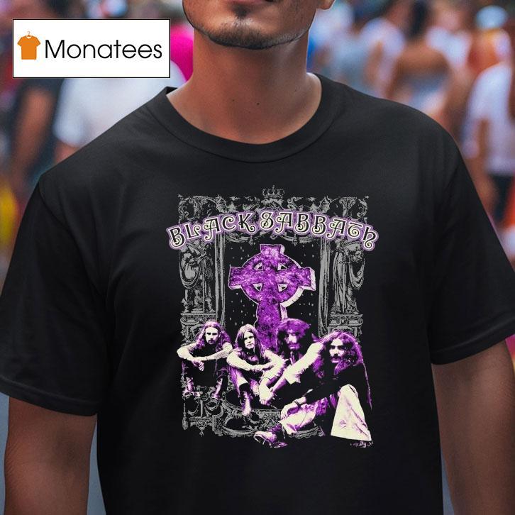 Black Sabbath Cross Group T Shirt Black Sabbath Cross Group T Shirt