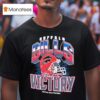 Buffalo Bills Football Road To Victory Helmet Logo T Shirt