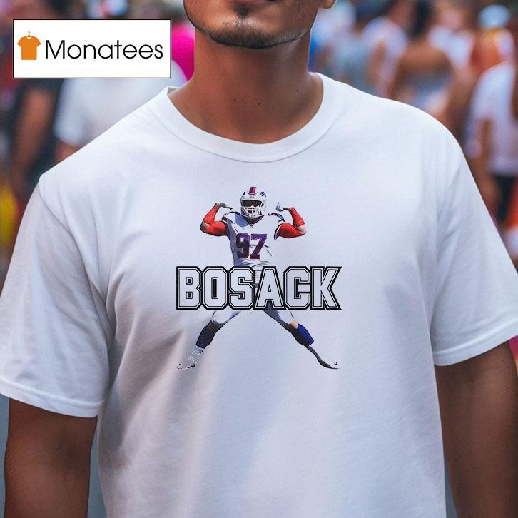 Buffalo Bills Joey Bosa Bosack Logo Pose T Shirt Buffalo Bills Joey Bosa Bosack Logo Pose T Shirt