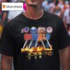 Buffalo City Sports Bills Sabres Bandits And Bisons Skyline Light T Shirt