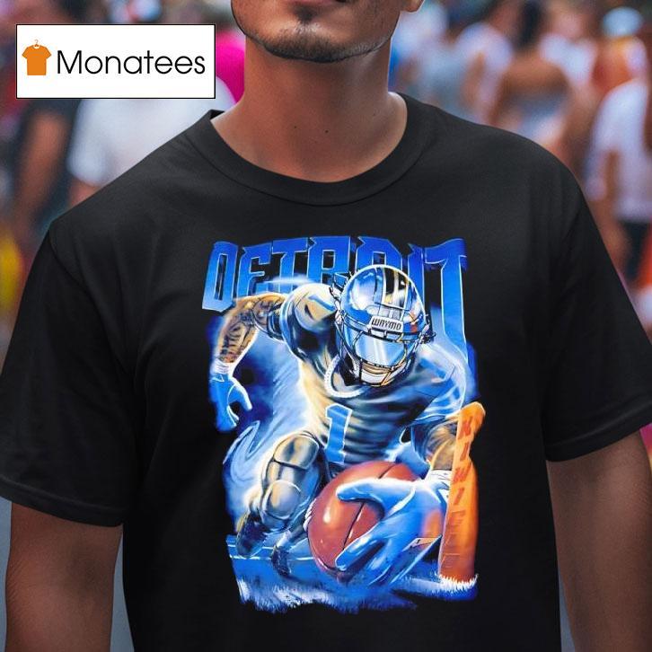 Calvin Johnson In A Detroit Lions T Shirt Calvin Johnson In A Detroit Lions T Shirt