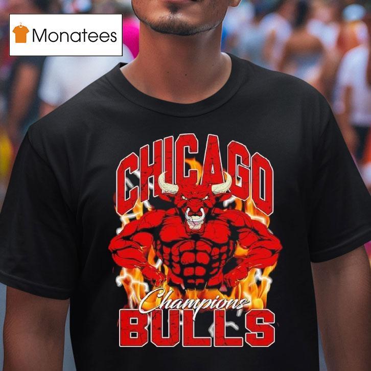 Chicago Bulls Mascot Chicago Champions Bulls T Shirt Chicago Bulls Mascot Chicago Champions Bulls T Shirt