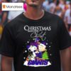 Christmas Begins With Christ New York Giants X Snoopy And Charlie Brown T Shirt