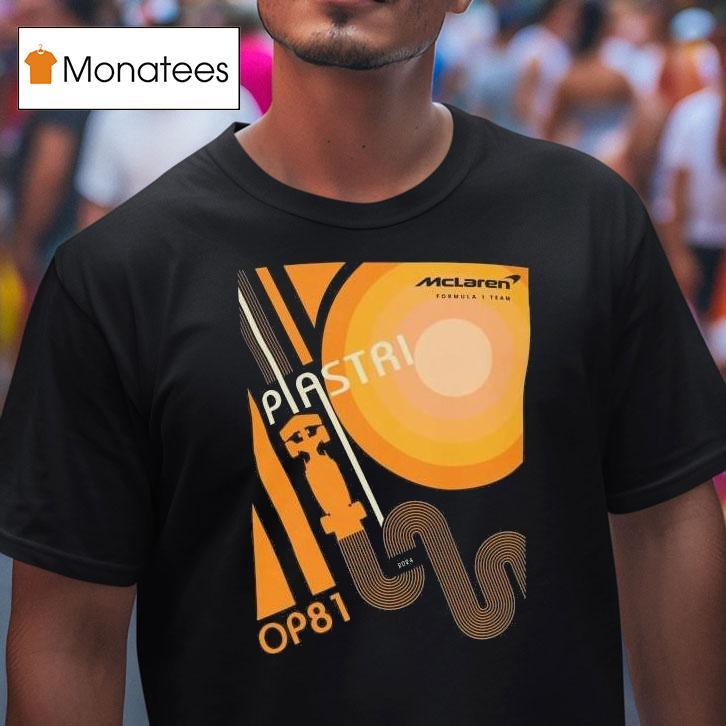 Cmcmotorsports Mclaren F Oscar Piastri Team Track T Shirt Cmcmotorsports Mclaren F Oscar Piastri Team Track T Shirt